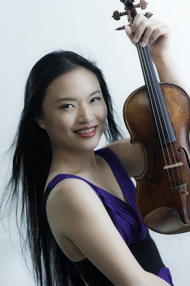 Photo of violinist Cindy Wu